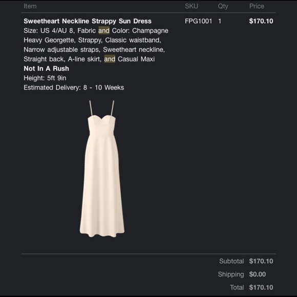 Fame & Partners Sweetheart Neckline Strappy Dress - Picture 7 of 7